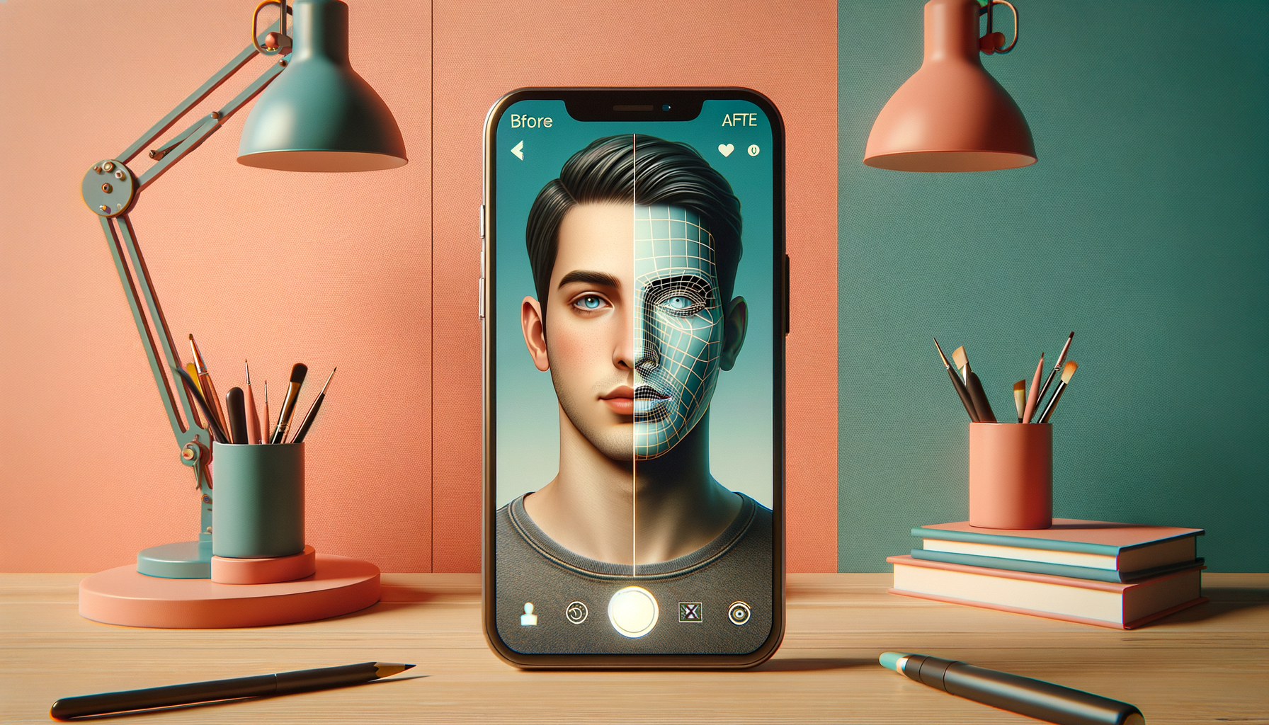 Photo face swap preview